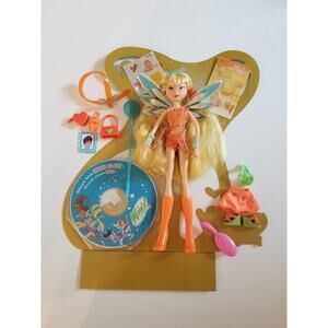 Mattel Winx Club 2004 Stella Season 1 Fairy Transformation Fashion Doll!